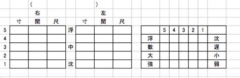 祖脈|[脈診:4]脈図の書き方（祖脈）